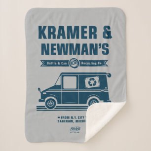 Seinfeld   Kramer & Newmans Recycling Co. Sherpa Deken