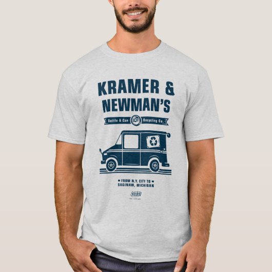 Seinfeld | Kramer & Newmans Recycling Co. T-shirt (Voorkant)