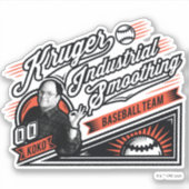 Seinfeld | Kruger Industrial Baseball Team Sticker (Voorkant)