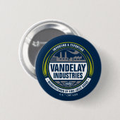 Seinfeld | Logo Vandelay Industries Ronde Button 5,7 Cm (Voorkant /achterkant)