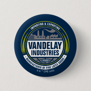 Seinfeld Logo Vandelay Industries Ronde Button 5,7 Cm