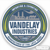 Seinfeld | Logo Vandelay Industries Sticker (Voorkant)