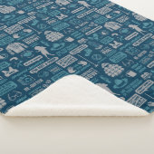 Seinfeld | Meme Pattern Sherpa Deken (3/4)