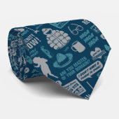 Seinfeld | Meme Pattern Stropdas (Opgerold)