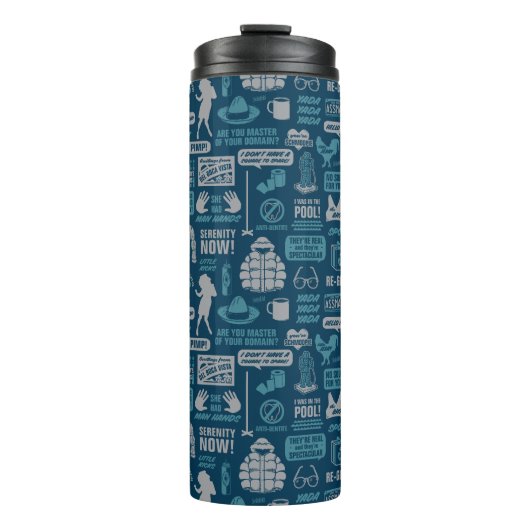 Seinfeld | Meme Pattern Thermosbeker (Voorkant)