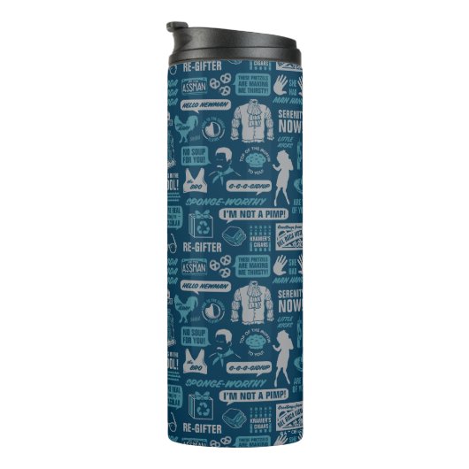 Seinfeld | Meme Pattern Thermosbeker (Geroteerd rechts)