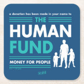 Seinfeld | Mensenfonds Vierkante Kartonnen Onderzetter (Voorkant)