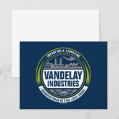 Seinfeld | Vandelay Industries Logo Notitiekaartje (Voorkant / Achterkant)