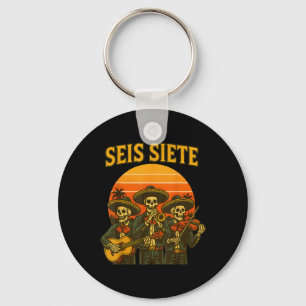 Seis Siete Grappig 67 Meme Mexicaans Los Muertos C Sleutelhanger