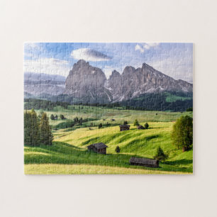 Seiser Alm   Dolomiet Alpen, Italië Legpuzzel
