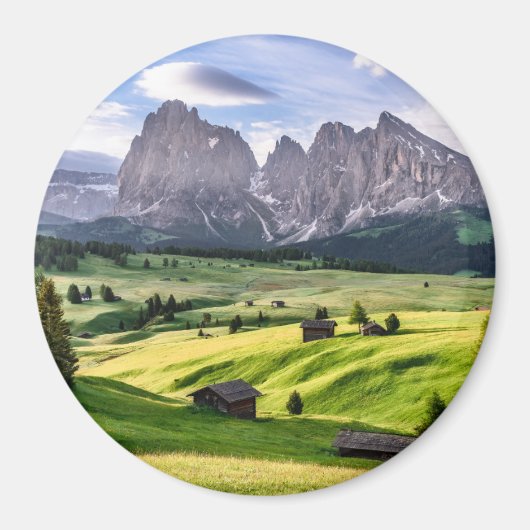 Seiser Alm | Dolomiet Alpen, Italië Magneet (Voorkant)