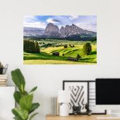 Seiser Alm | Dolomiet Alpen, Italië Poster (Thuiskantoor)
