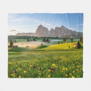 Seiser Alm, Dolomite Alps, Italië Fleece Deken