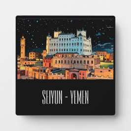 Seiyun City - Yemen Fotoplaat