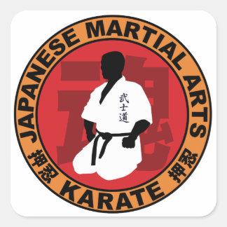 seiza vierkante sticker
