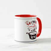 Seizoen alles met liefde ❤️ mok (Voorkant rechts)