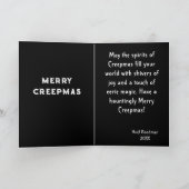 Seizoen Creepings Kerstmis Skelet Kaart (Binnen)