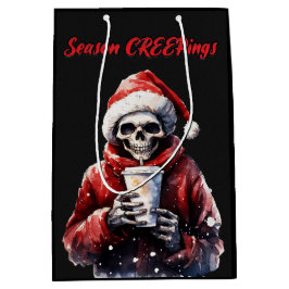 Seizoen Creepings Kerstmis Skelet Medium Cadeauzakje