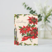 Seizoen Groeten Briefkaart (Staand voorkant)