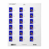 Seizoen Groeten Geit Kerstcadeau Label Sticker (Full Sheet)