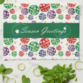 Seizoen Groeten Jingle Bells Theedoek (Gevouwen)