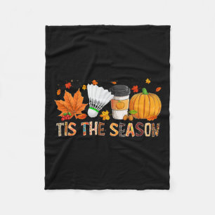 Seizoen Leopard Pumpkin Badminton Halloween Herfst Fleece Deken