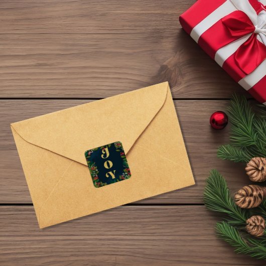 Seizoen op het Plein van de Vreugde Vierkante Sticker