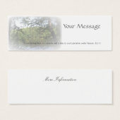 Seizoen Prediker Naam Gift Label Visitekaartje (Voorkant /achterkant)