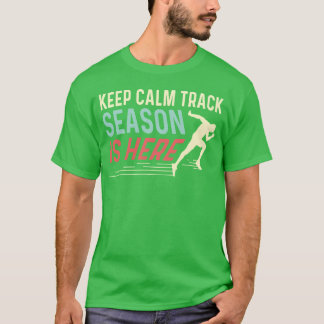 Seizoen sportcoach cadeau retro meisje volgen t-shirt