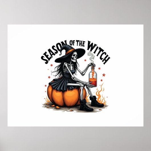 Seizoen van de Heks Eng Halloween Heks Poster (Voorkant)