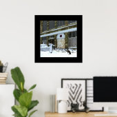 Seizoen van de speelse pinguïns poster (Thuiskantoor)