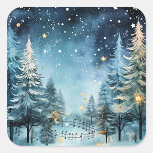 Seizoen van dromen vierkante sticker