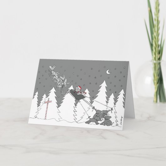 Seizoen van hoop feestdagen kaart (Voorkant)