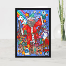Seizoen van Joy Santa Kaart
