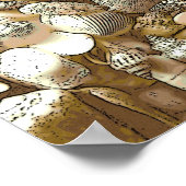 Seizoenen aan de strand poster (Hoek)