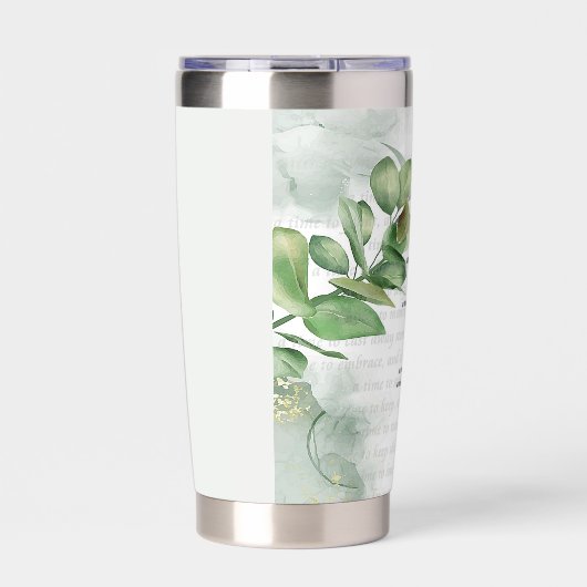 Seizoenen en tijdgroen geïsoleerde drinkbeker (Voorkant)