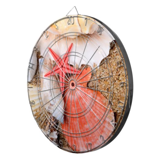 Seizoenen en zeeschildpadden in de zand dartbord (Voorkant Rechts)