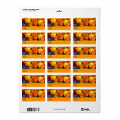 Seizoenen groeten_ etiket (Full Sheet)