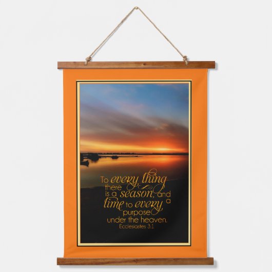 Seizoenen Hangend Wandkleed (Voorkant)