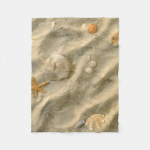 Seizoenen in de zand fleece deken