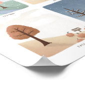 Seizoenen leraar Homeschool Classroom Decor Poster (Hoek)