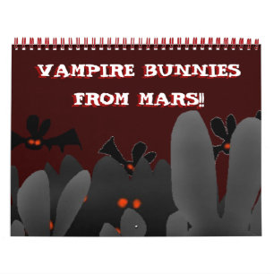 Seizoenen met de Vampire Bunnies van Mars! Kalender