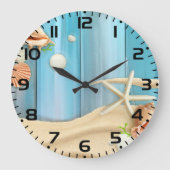 Seizoenen op zand grote klok (Voorkant)