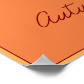 Seizoenen: Poster najaar (Hoek)