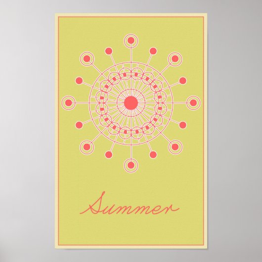 Seizoenen: Poster van de zomer (Voorkant)