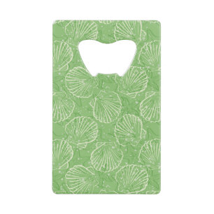 Seizoenen schetsen kredietkaart flessenopener