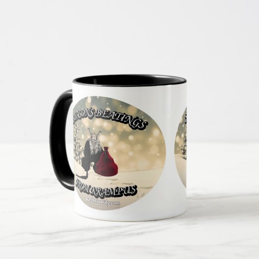 Seizoenen slaan uit Krampus - Kerstmis - Mok (Voorkant links)