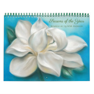 Seizoenen van het jaar Botanische Kunst door MM An Kalender