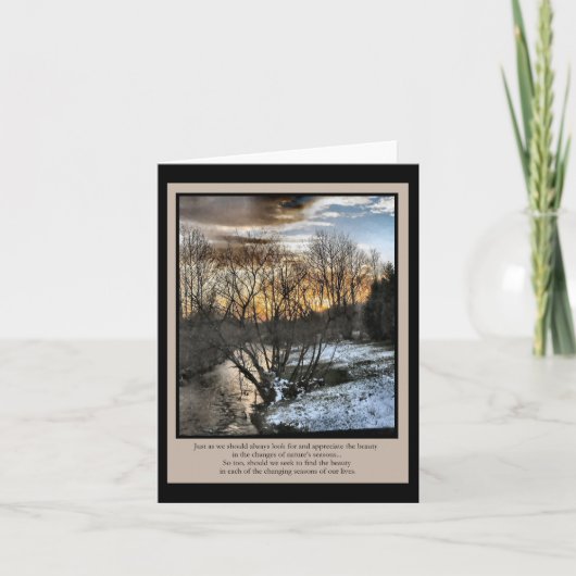 Seizoenen van onze levende geest kaart (Voorkant)