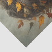 Seizoenen Zusters - 3 van 4 - Herfst - Decoupage - Tissuepapier (Detail)